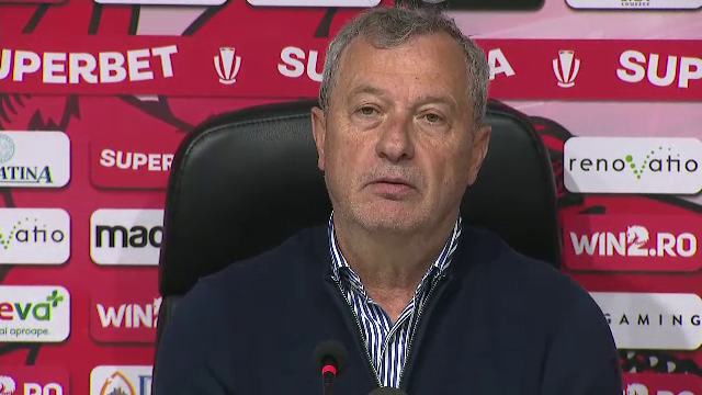 Mircea Rednic a făcut iureș la conferința de presă și a atacat un oficial de la Dinamo: „Salariu de nesimțit”