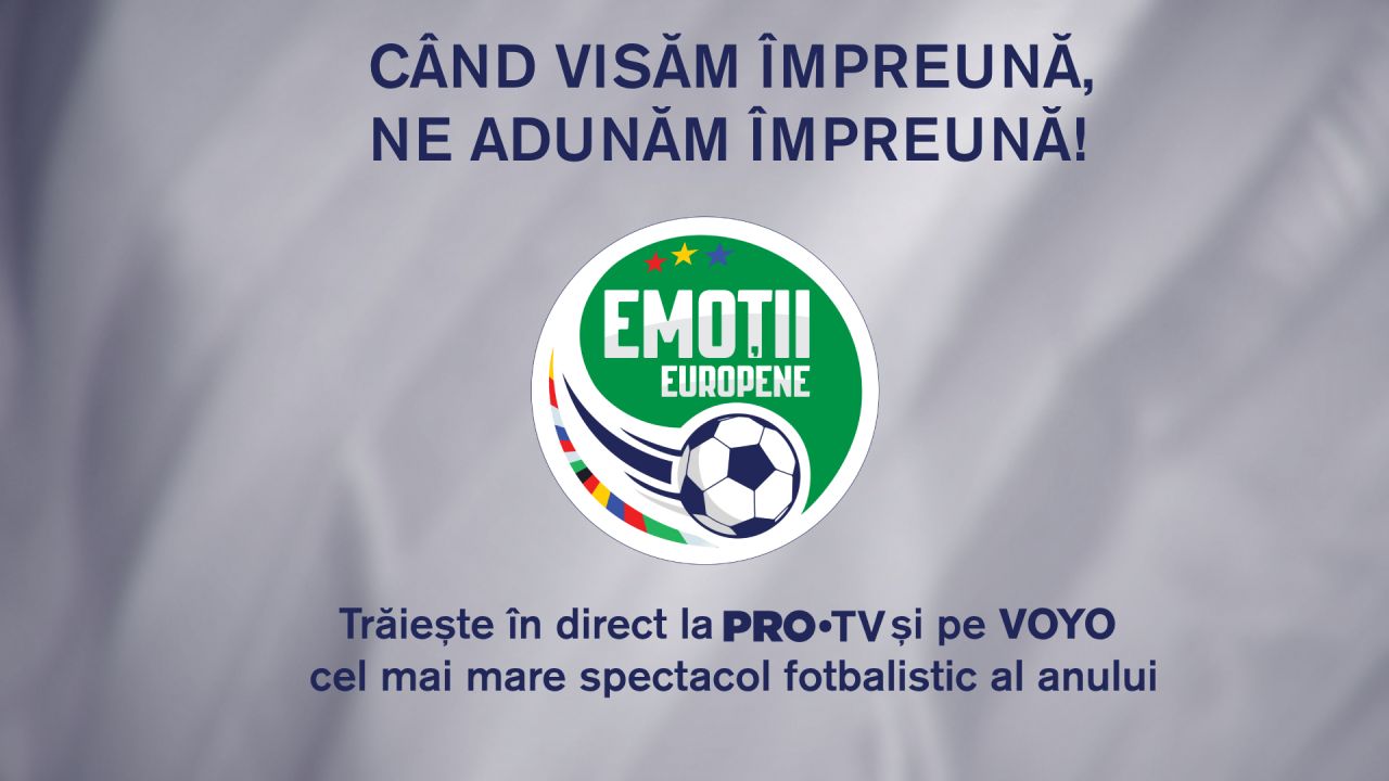 Emoții Europene începe pe 29 mai, de la ora 11:00, în exclusivitate pe Sport.ro și VOYO 