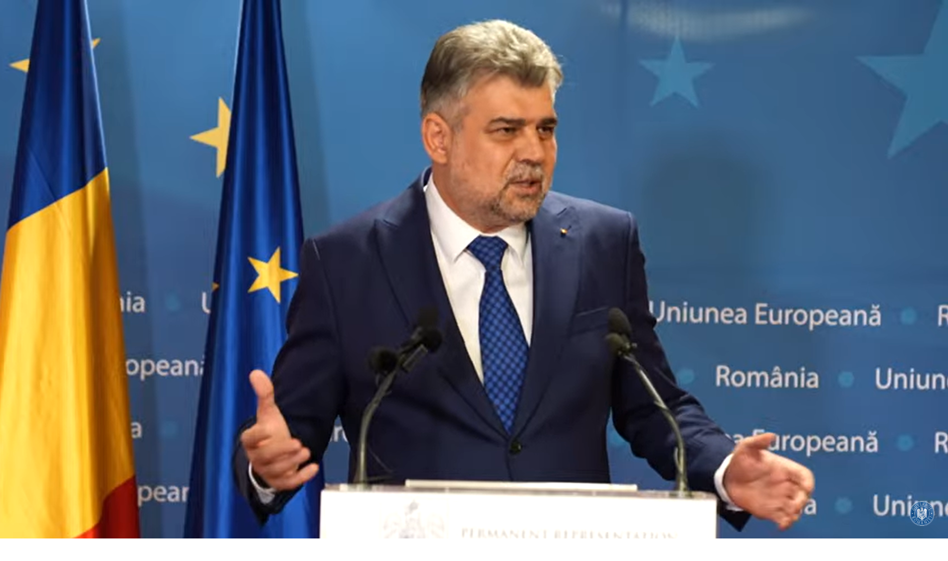 Ce mesaj a transmis Marcel Ciolacu de Ziua Independenței Ucrainei. Palatul Victoria va fi iluminat în galben și albastru, sâmbătă seară