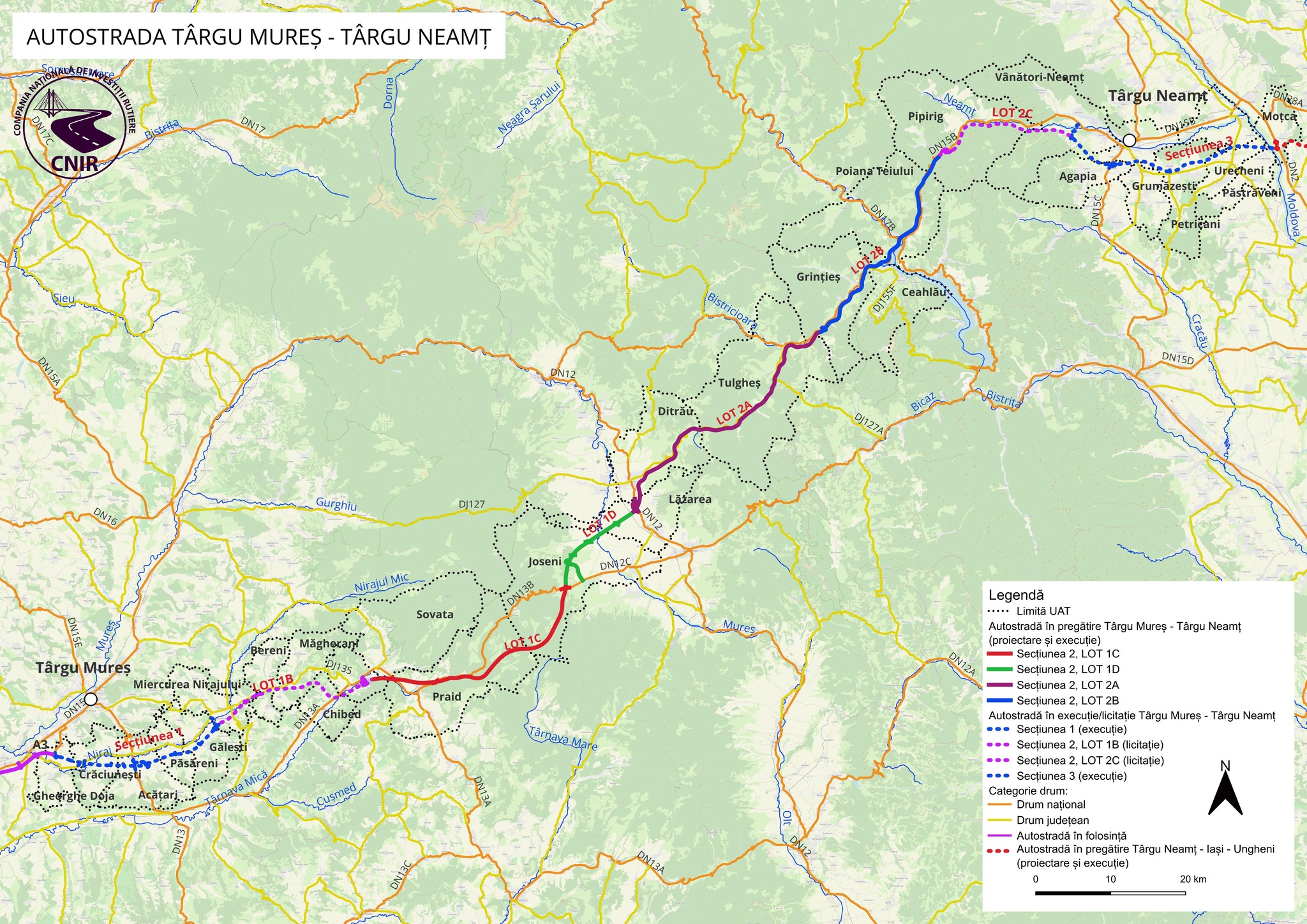 Forță de muncă URIAȘĂ pentru construirea secțiunii de munte Sărățeni-Pipirig pe traseul Autostrăzii ,,Unirii”-A8