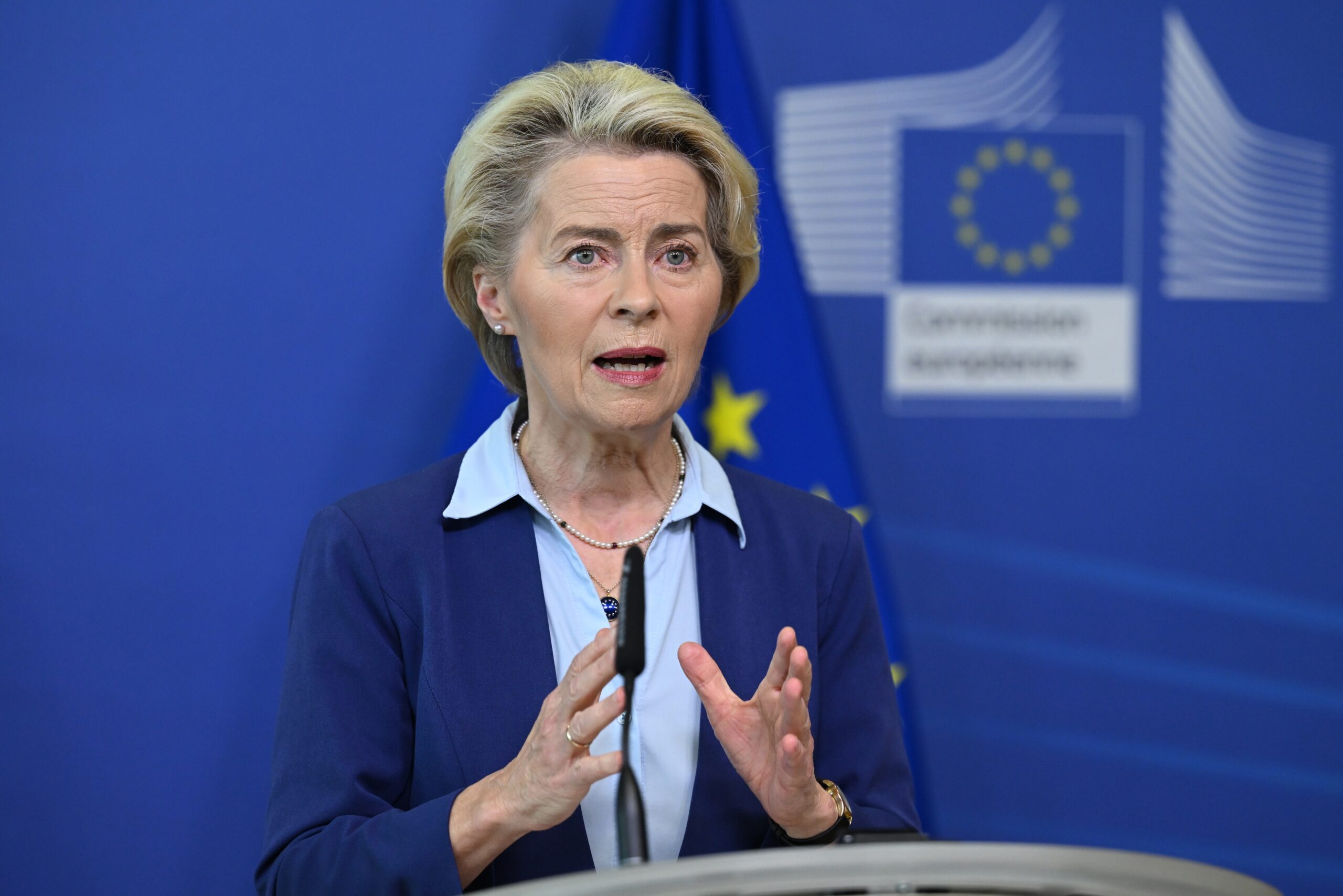 Ursula von der Leyen salută decizia lui Donald Trump de a amâna cu 90 de zile intrarea în vigoare a taxelor vamale