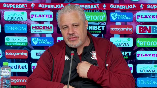 „Mucles!”. Șumudică a răbufnit după remiza cu CFR Cluj și i-a cerut lui Charalambous să-și ceară scuze în public