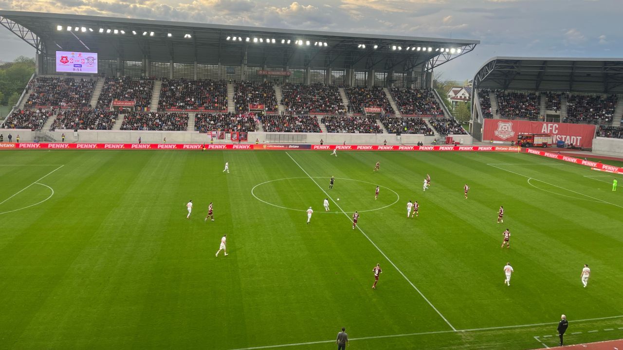 Cupa României | ACUM: FC Hermannstadt – Rapid 1-0. Gazdele deschid scorul! E NEBUNIE la Sibiu