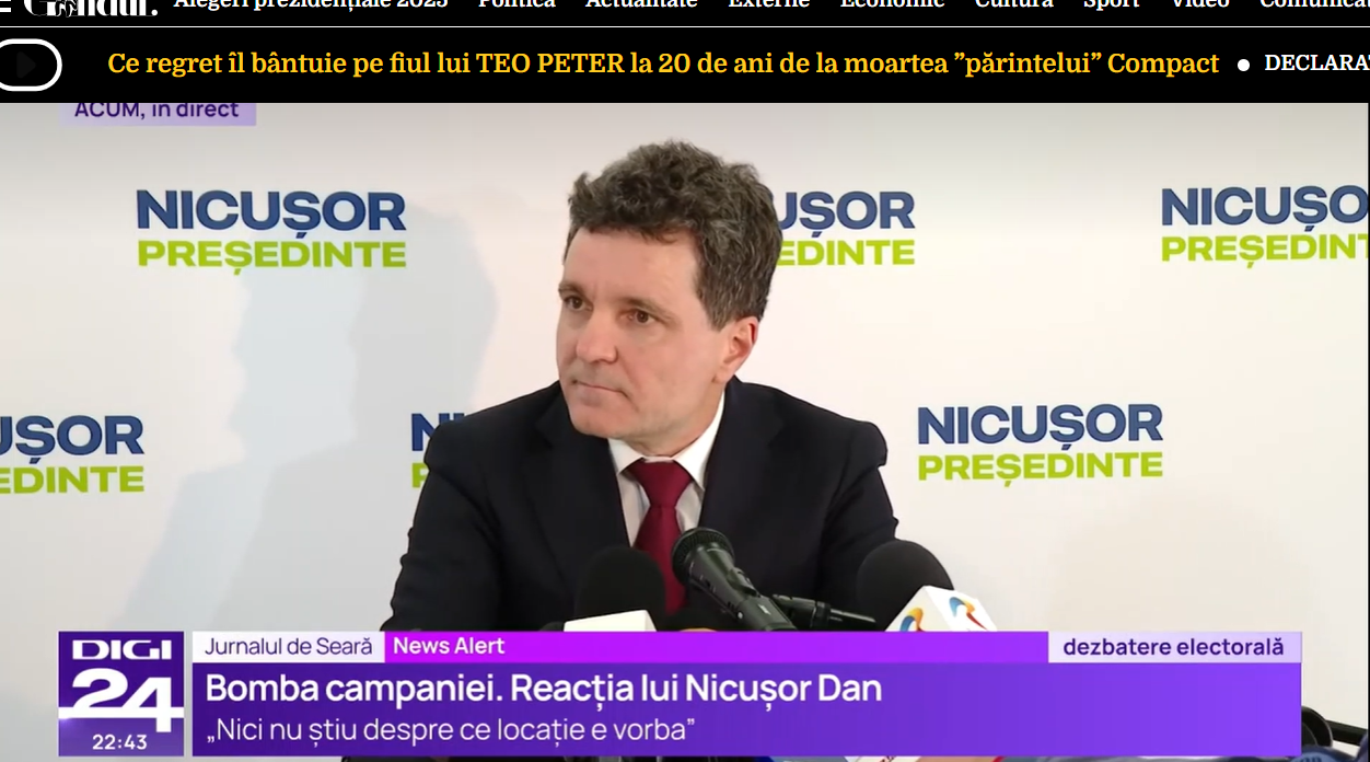 Nicușor Dan: „Pot să constat că doamna Lasconi de câteva zile face jocul sistemului. În poza frontală e posibil să fiu eu”