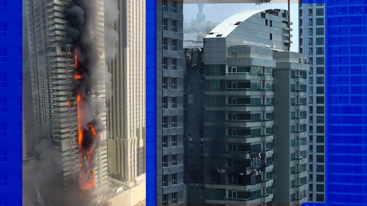 „Turnul Tigrului” din Dubai, cuprins de flăcări. Toți cei 3.820 de rezidenți au fost evacuați