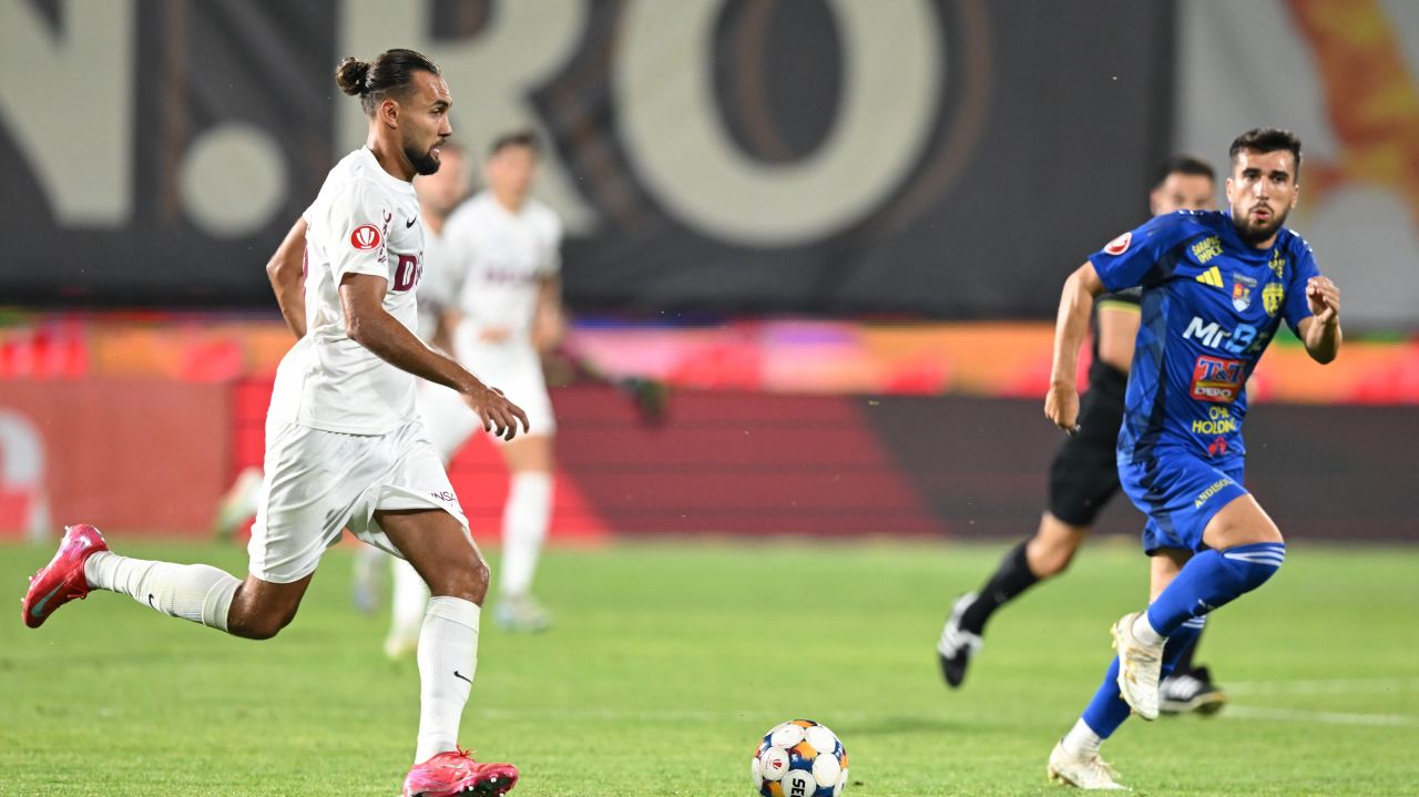 CFR Cluj – Unirea Slobozia 1-1. Probleme pentru Dan Petrescu! Oaspeții au egalat în finalul primei părți