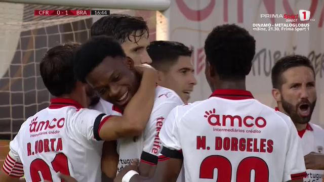 CFR Cluj – Braga 0-1, ACUM! Portughezii deschid scorul la prima ocazie