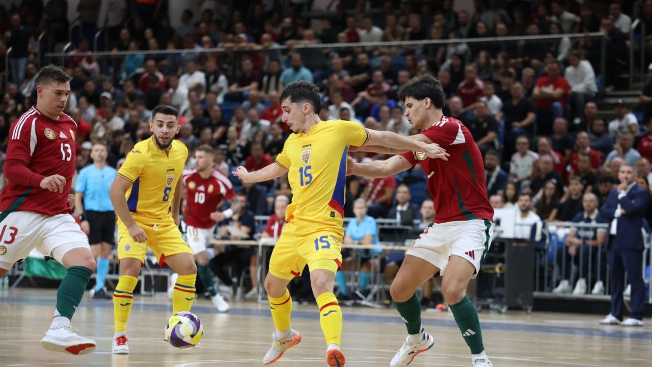 România – Ungaria 2-2 a fost pe Pro Arena & VOYO! Tricolorii au ratat calificarea la Campionatul European de futsal