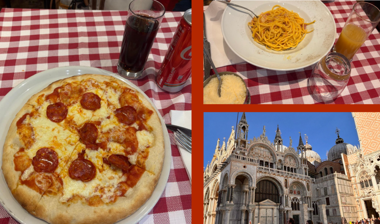 Mai ieftin de atât nu se poate la Veneția. Cât costă o PIZZA și o porție de spaghete în preajma Bazilicii Sfântului Evanghelist Marcu