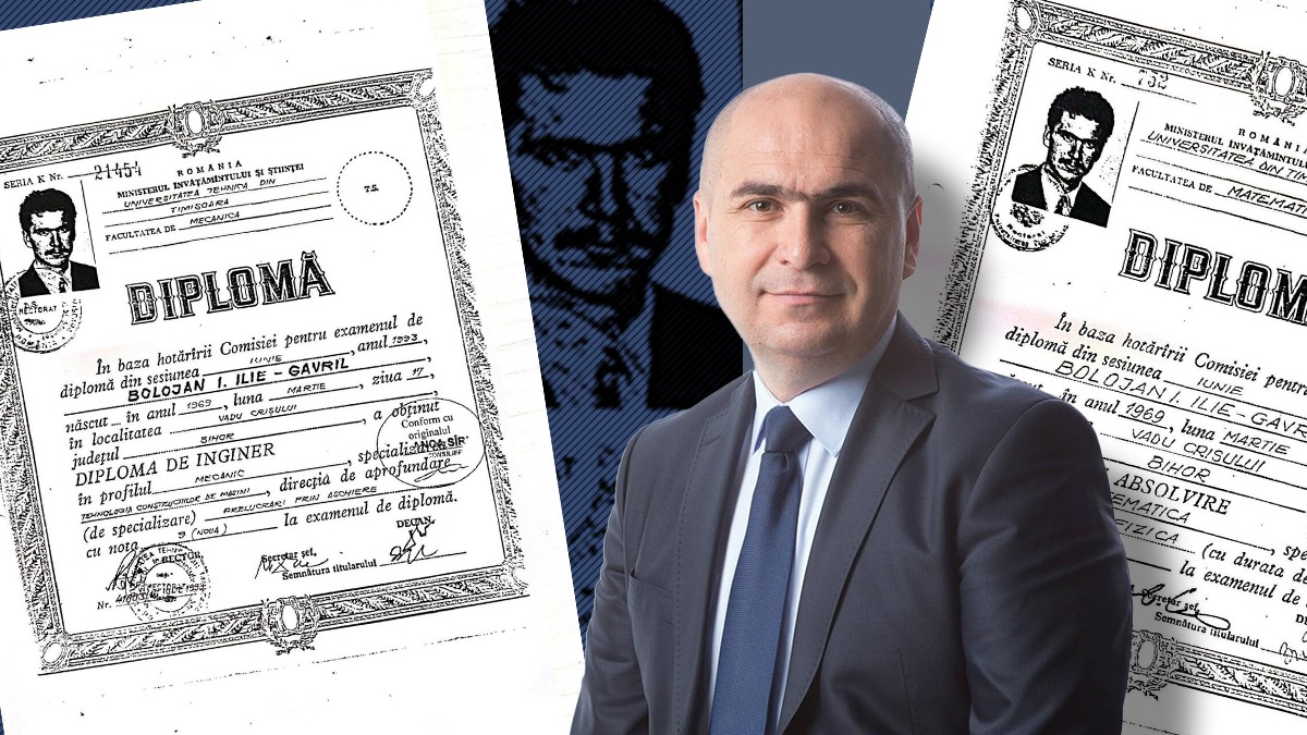 Premierul Ilie Bolojan îşi publică diplomele după ce presa a scris că ar fi probleme cu anii de studii. De vină, pentru neconcordanţe, ARMATA