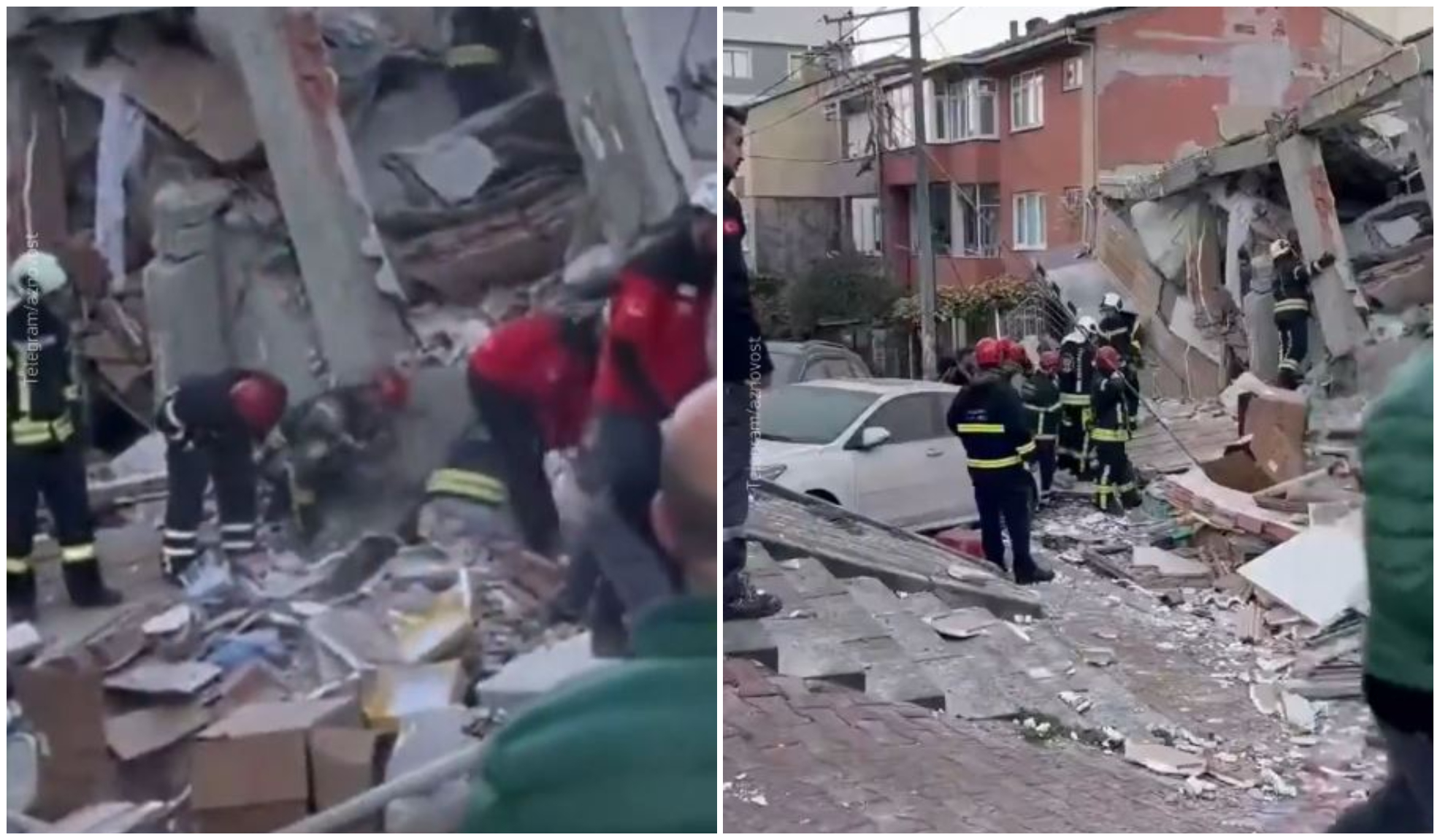 Dezastru la Istanbul. O clădire cu 6 etaje s-a prăbușit. Șapte persoane sunt date dispărute