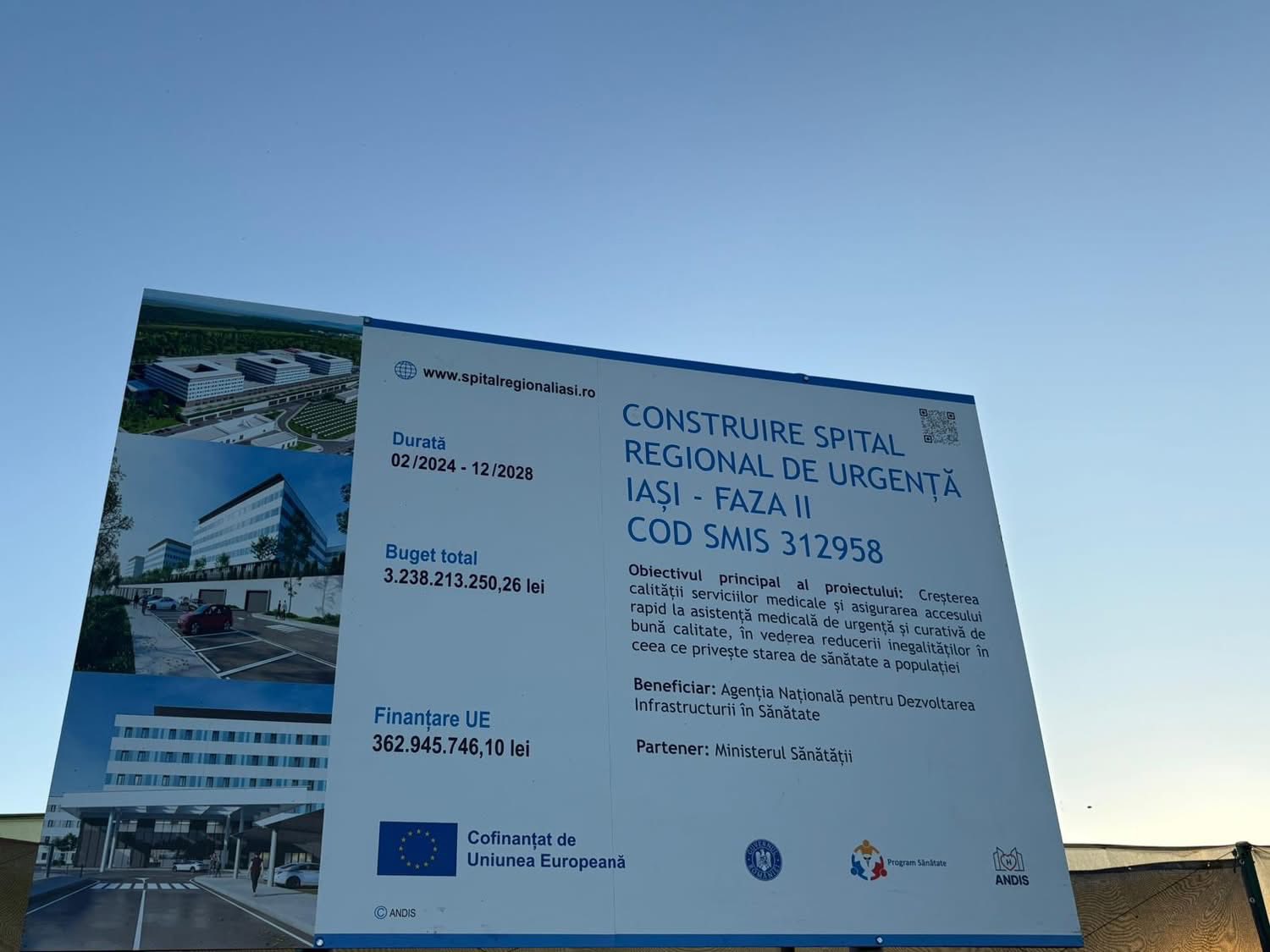 Alexandru Rogobete anunță semnarea contractului pentru construcția Spitalului Regional de Urgență de la Iași
