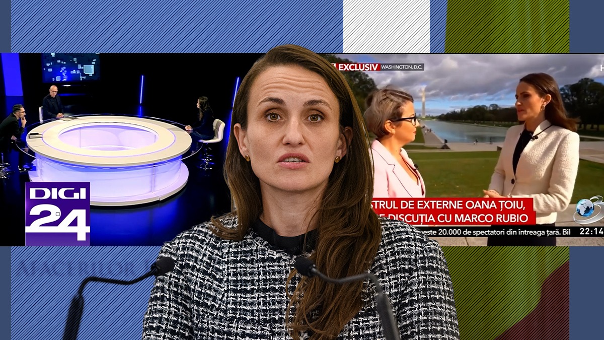 Cum s-a supărat Digi24 pe Oana Țoiu că a luat doar Antena 3 CNN în America. Postul a oprit de la difuzare un interviu cu Țoiu