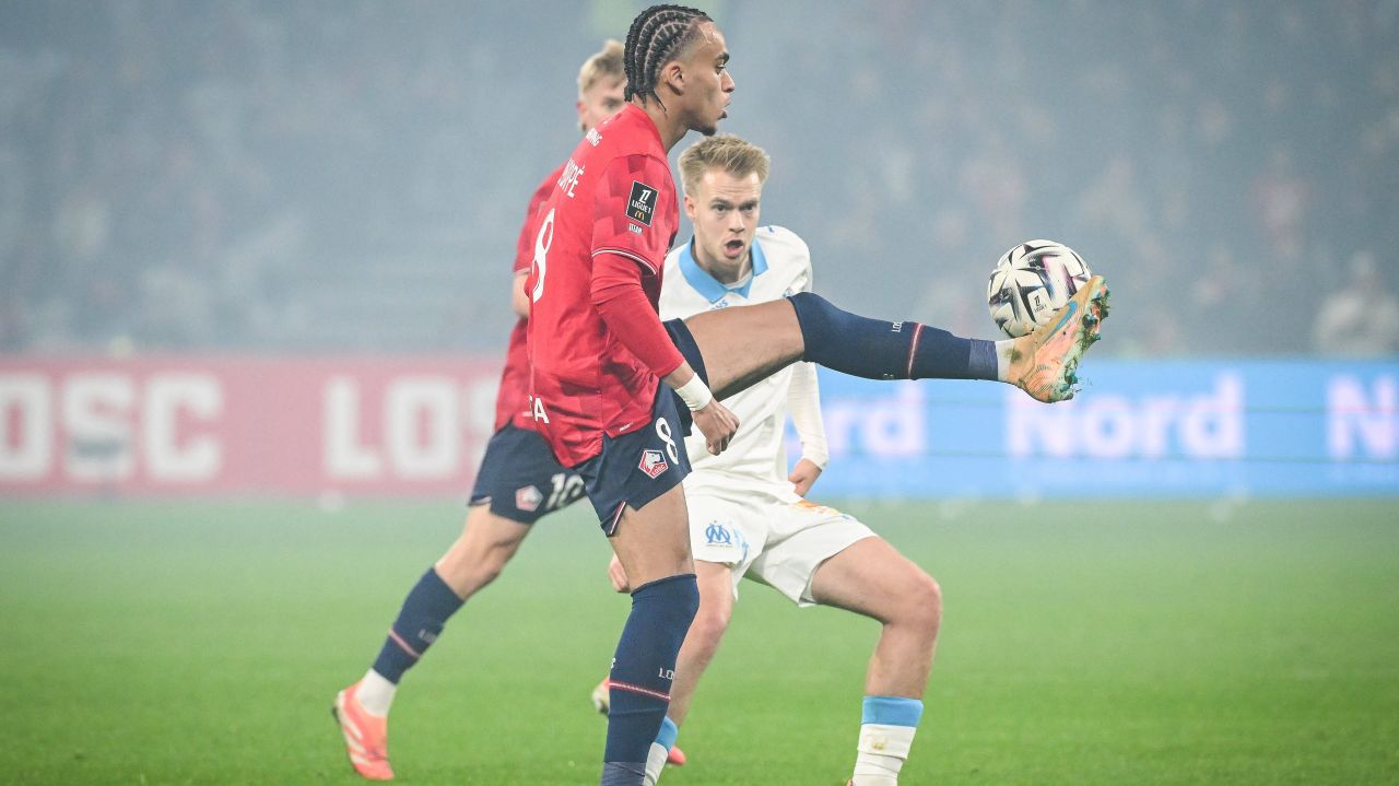 Lille – Olympique Marseille 1-0, EXCLUSIV pe VOYO! Ethan Mbappe a marcat unicul gol al duelului