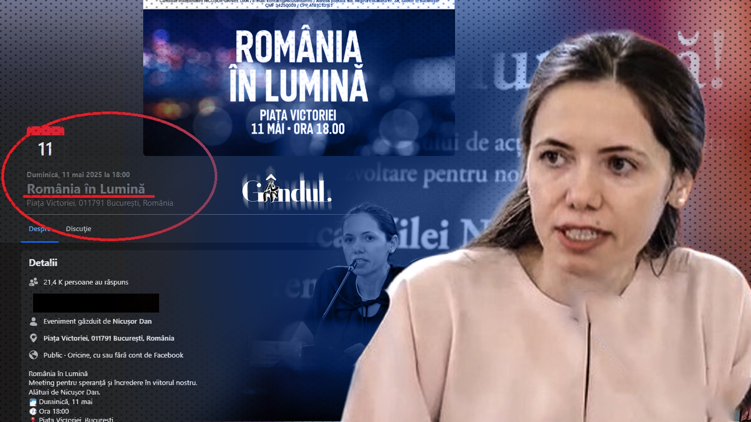 Concubina președintelui a vorbit la lansarea Registrului Neonatal. „România în lumină”, sloganul de campanie a lui Nicușor a fost reciclat în „program social”