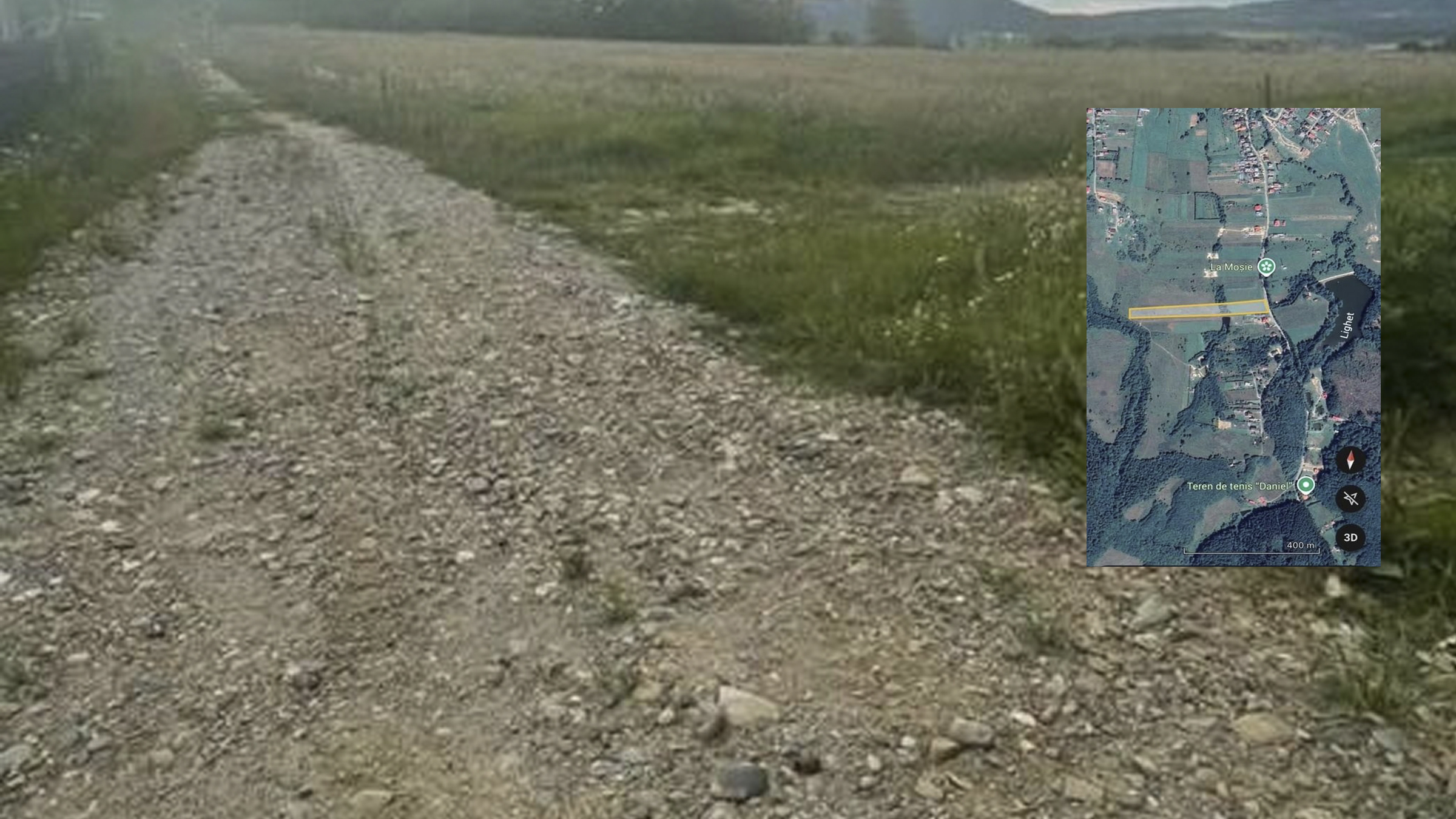 Orașul din România în care un teren se vinde cu 5 lei/mp. Suprafața utilă este de 9.732 mp și există posibilitatea de parcelare