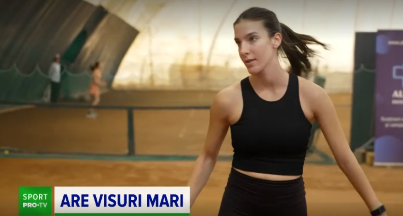 Diana Simionescu se pregătește de BAC, dar visează să iasă campioană la Roland Garros. Ce performanță a atins anul trecut