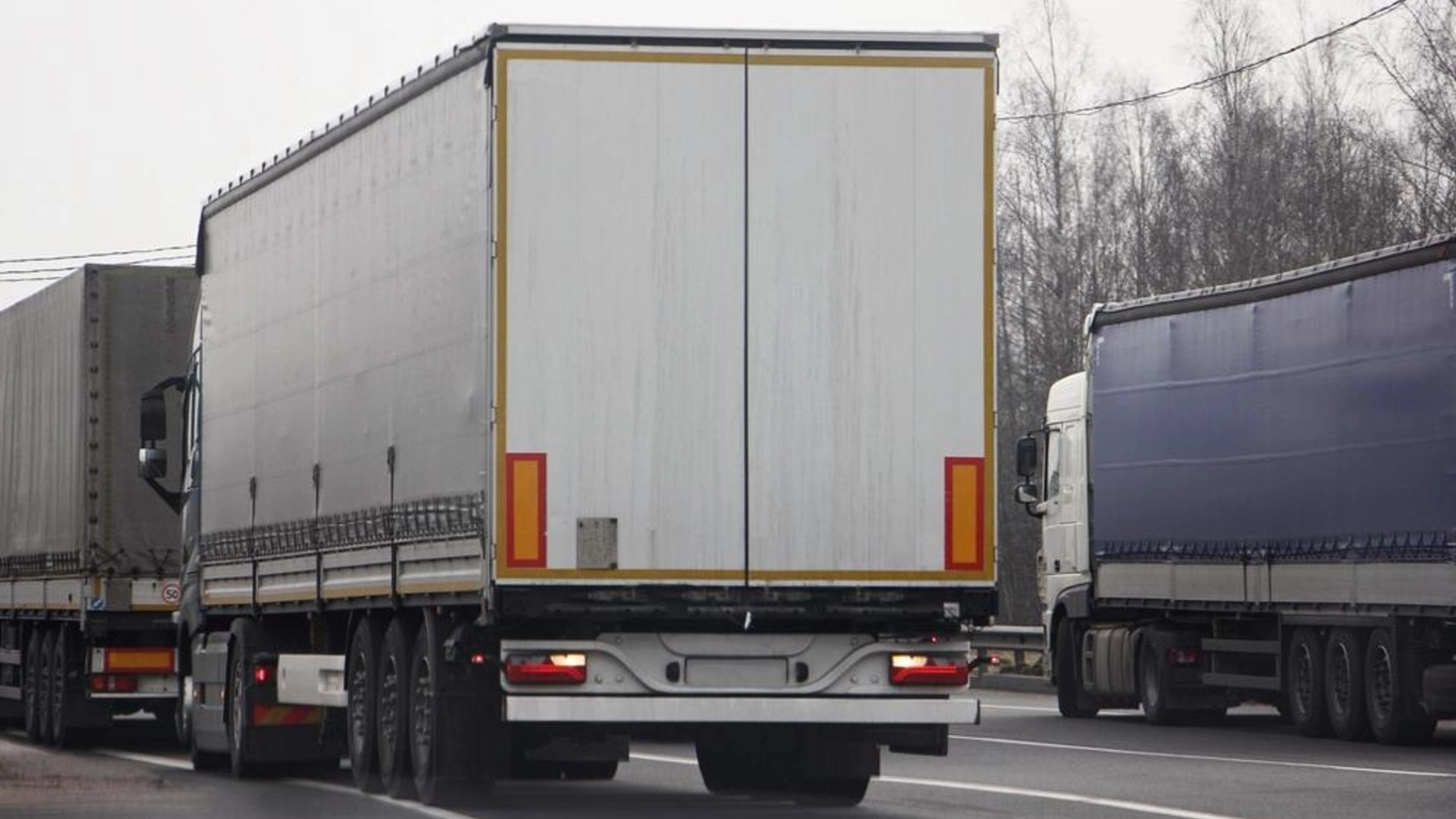 Un adult şi opt minori, migranţi egipteni, depistaţi de jandarmi într-un camion, pe A1