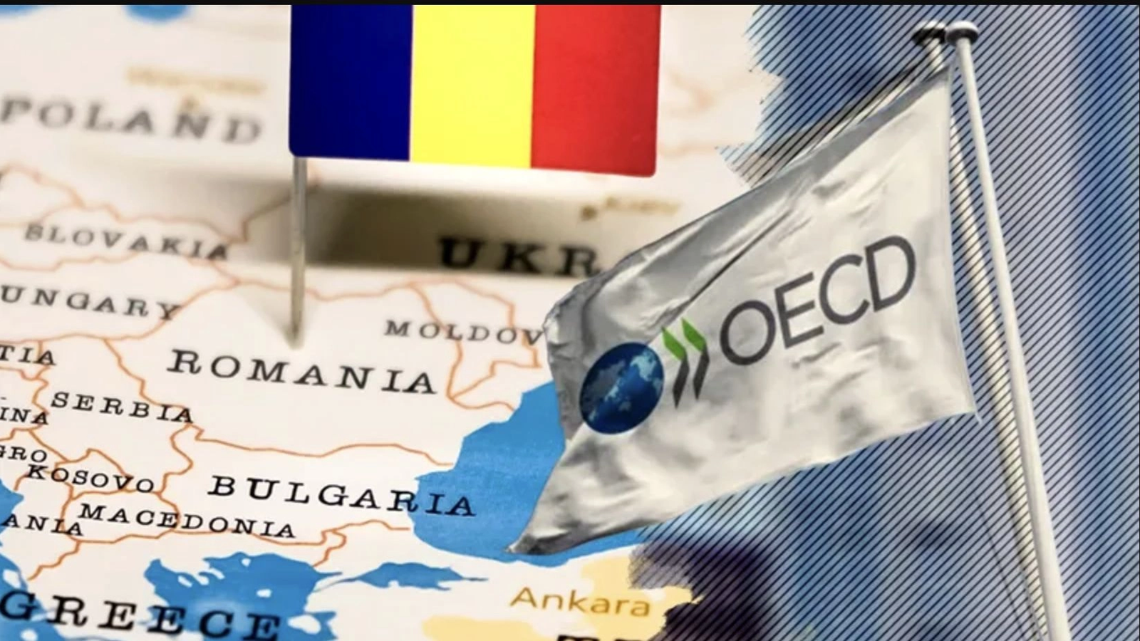 Semnal de alarmă OCDE: Economia României încetinește puternic sub presiunea deficitului și inflației. Riscuri majore la orizont