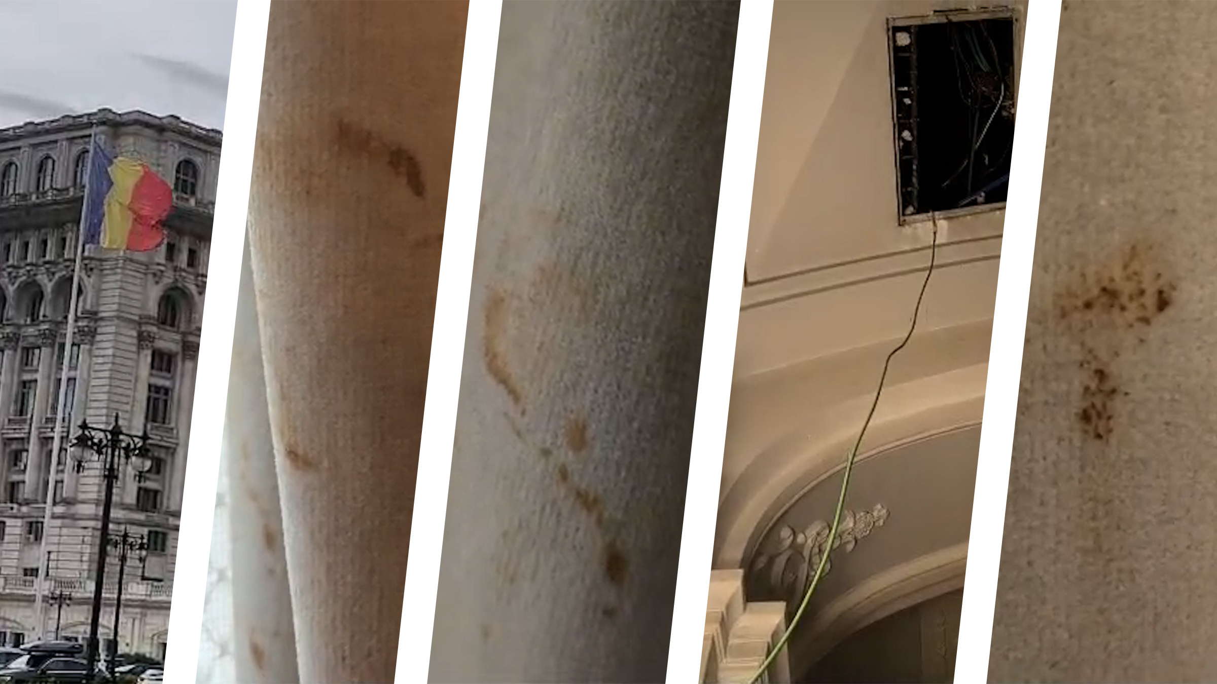 După ziduri sparte şi perdele murdare, Parlamentul recidivează