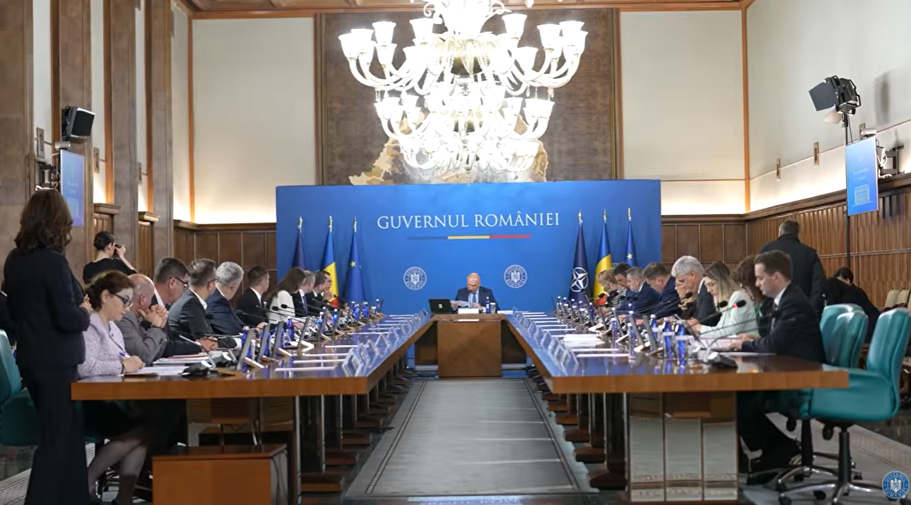 Imagini de la prima ședință fără PSD a Guvernului Bolojan