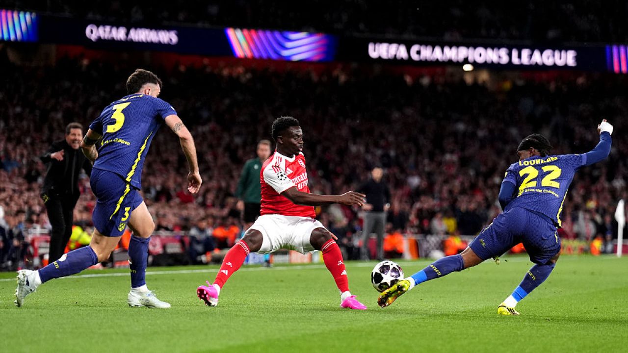 ACUM Arsenal – Atletico Madrid 1-0, pe Sport.ro! GOOOL, Saka. Ratare uriașă a lui Simeone jr.