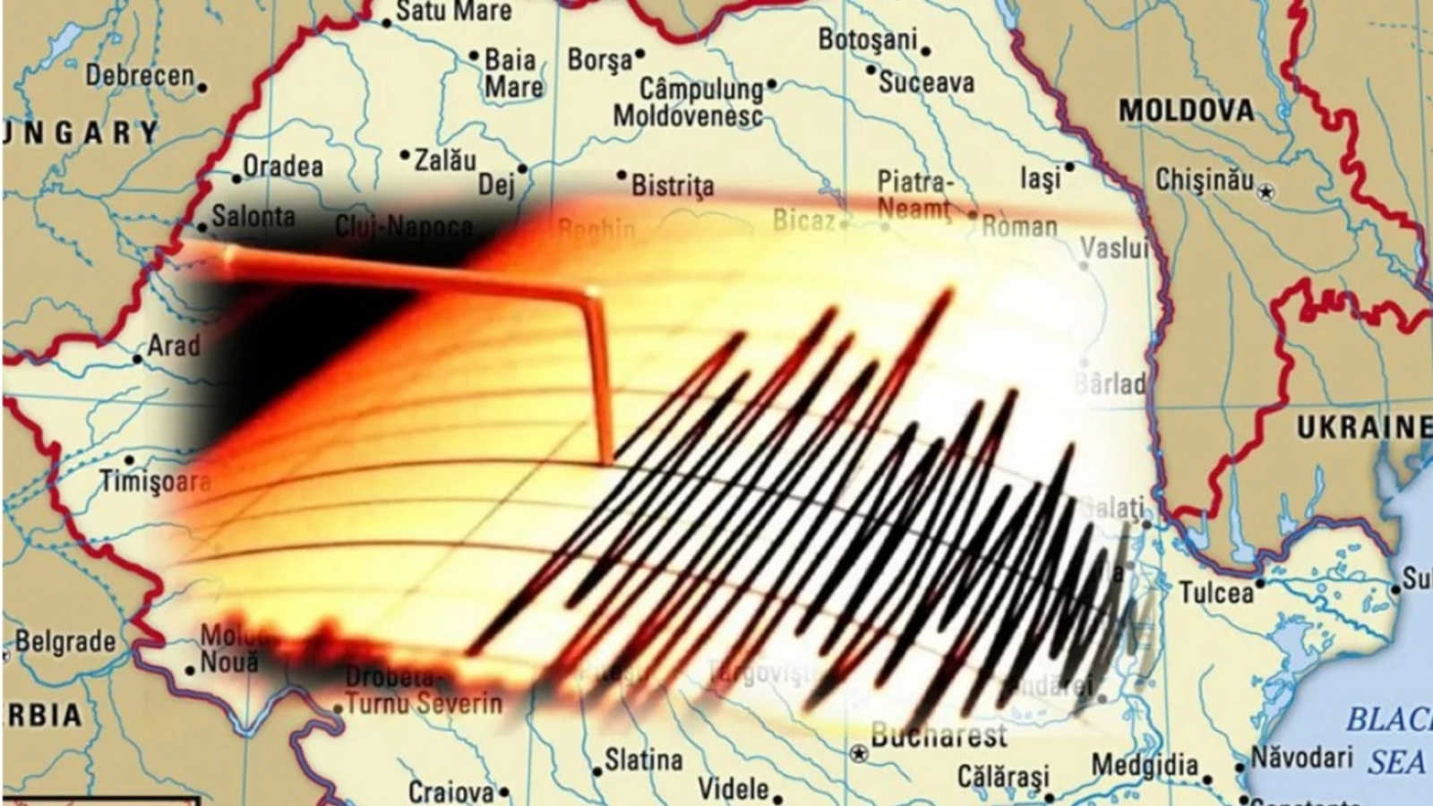 Cutremur în România, în toiul nopții: seismul s-a produs în zona Vrancea