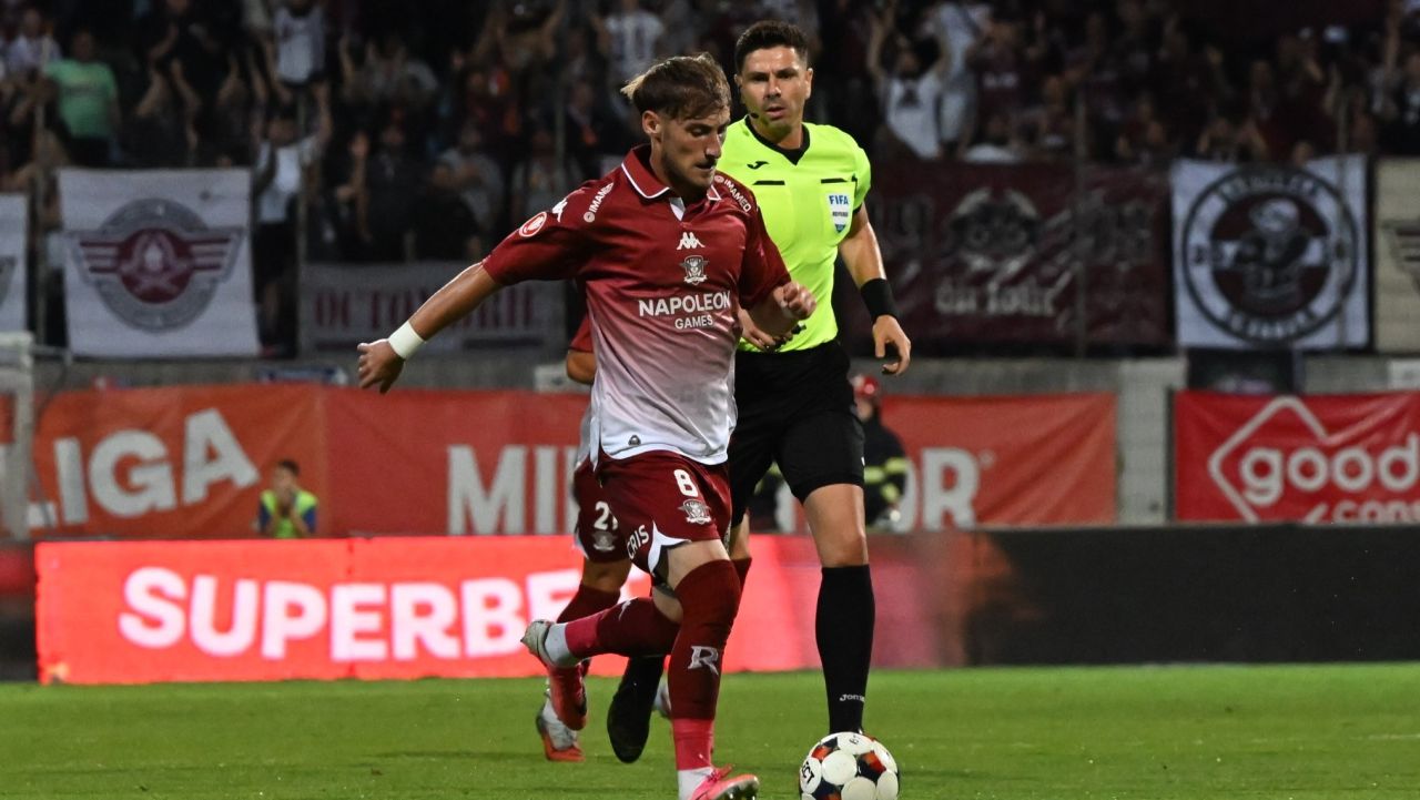Ce a spus Grameni după cea mai controversată fază din Botoșani – Rapid 1-1