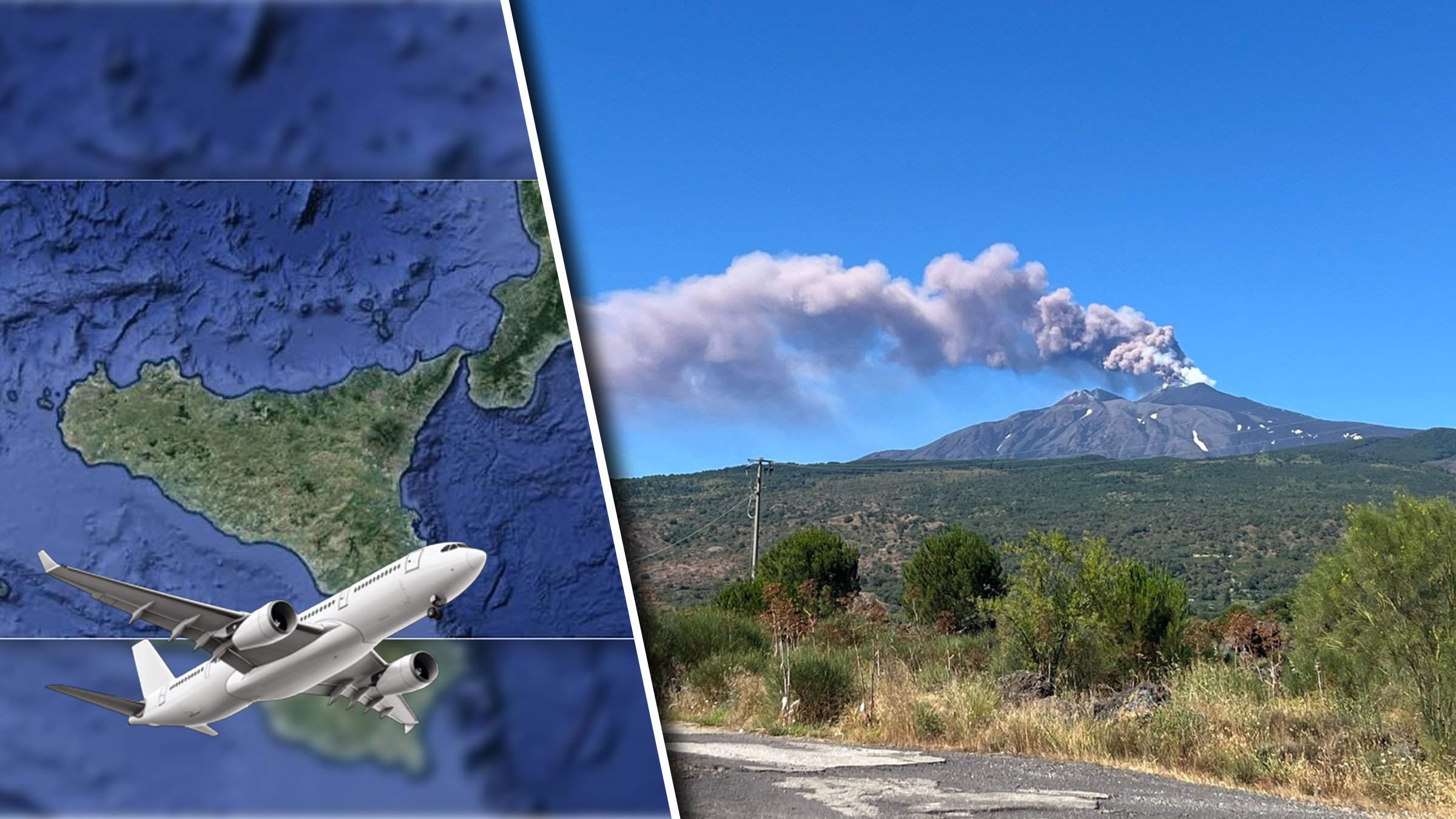MAE emite atenționare de călătorie pentru Sicilia după ce erupția vulcanului Etna a impus restricții de trafic aerian