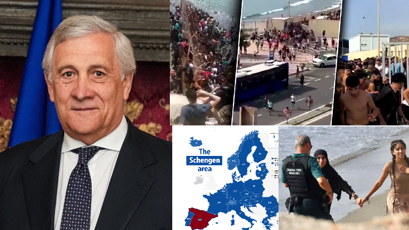 Italia solicită suspendarea Spaniei din Spaţiul Schengen după criza migranților din Ceuta