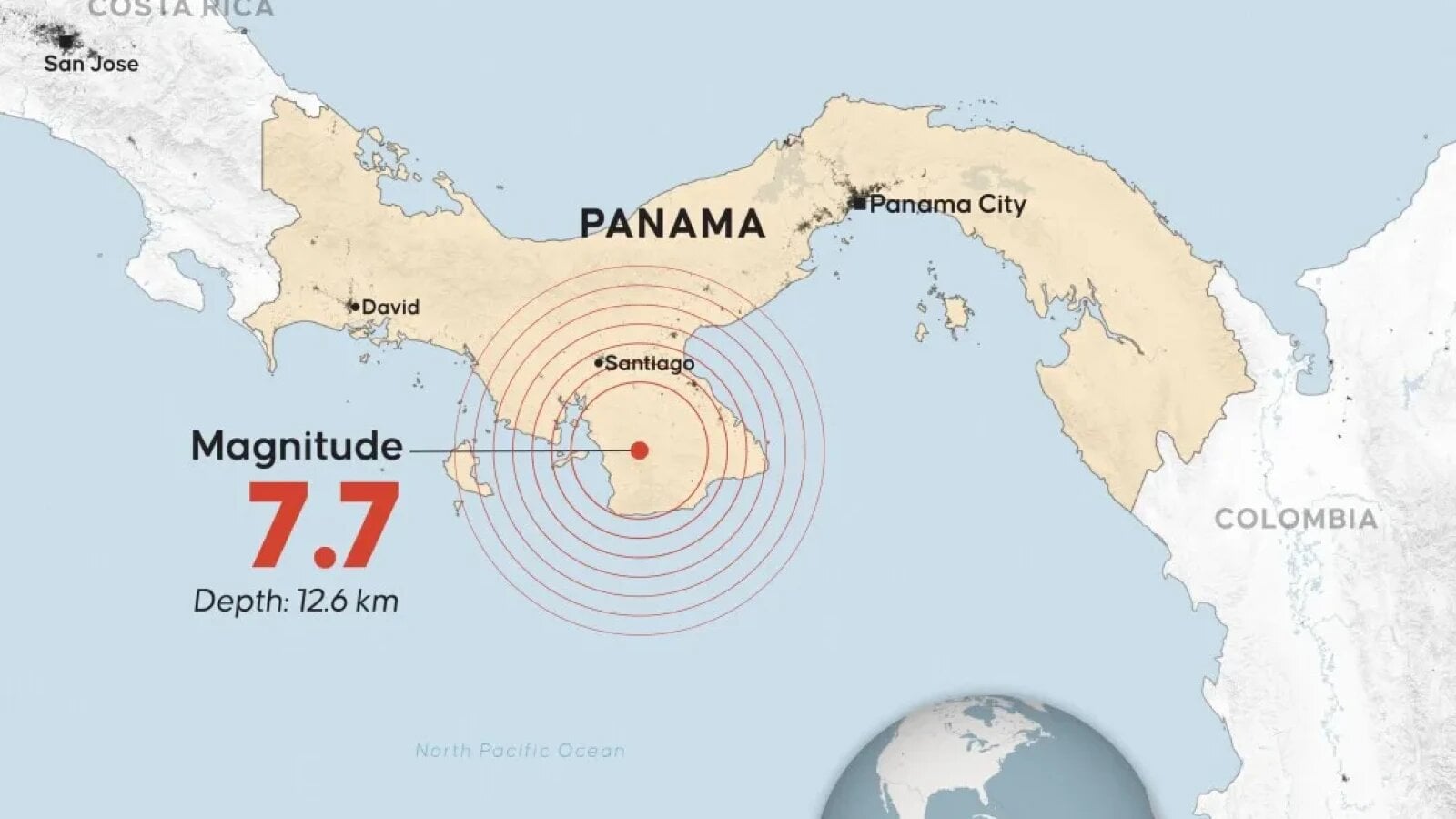Cutremur de 7,7 în Panama. A fost emisă alerta de tsunami. Distrugeri și evacuări masive