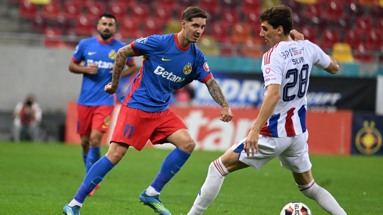FCSB – Oțelul Galați 0-0, ACUM pe Sport.ro. Gazdele domină steril în primele 30 de minute