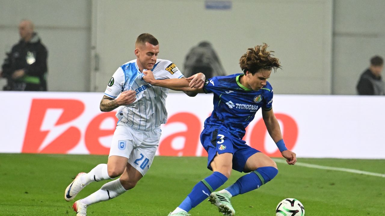 Universitatea Craiova – Getafe 1-1 | Debut promițător pentru olteni în Europa